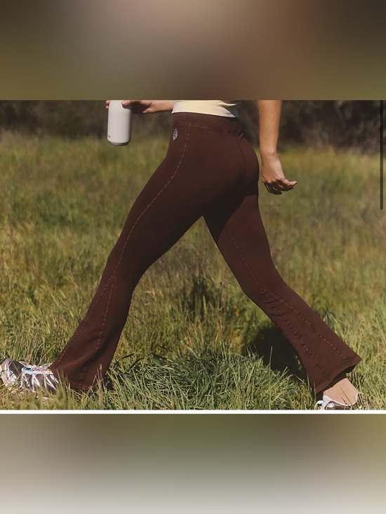 FP Movement by Free People Pants - Free People Tighten Up Flare Leggings. NWT. Washed chocolate